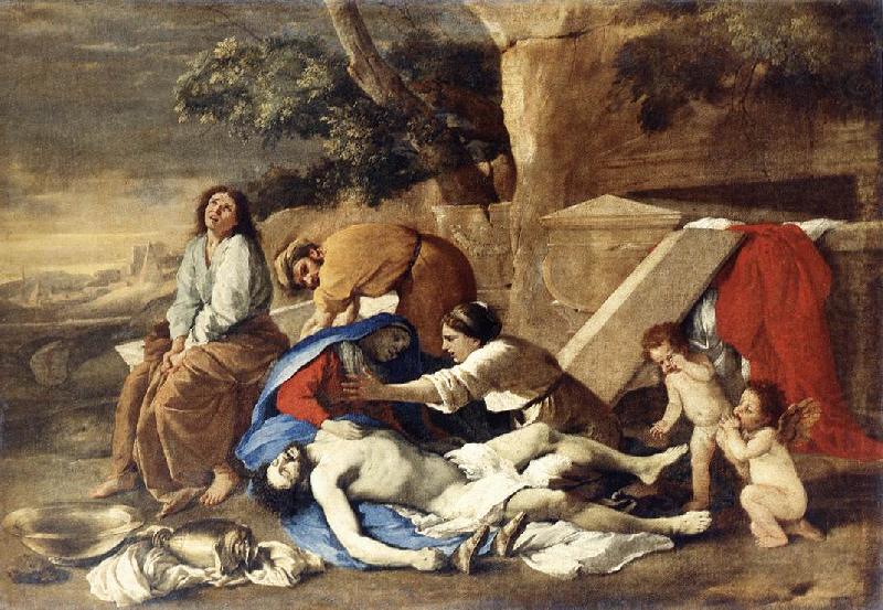 Nicolas Poussin Lamentation over the Body of Christ china oil painting image